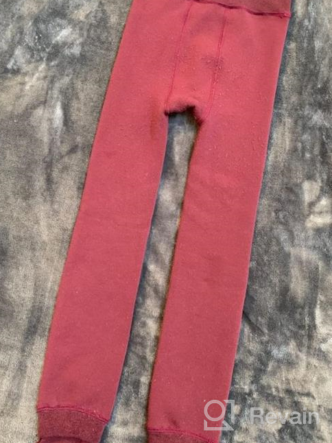 img 1 attached to 👧 BOOPH Fleece Leggings: Soft Stretchy Girls' Clothing for Toddlers review by Betty Tucker