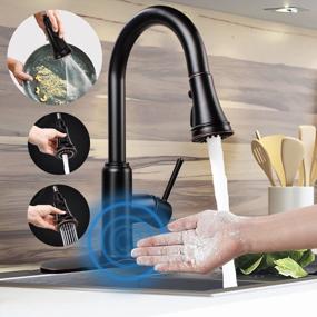 img 4 attached to Upgrade Your Kitchen With Soosi'S Touchless Motion Sensor Faucet In Oil Rubbed Bronze