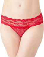 b.tempt'd by wacoal women's lace kiss bikini panty logo