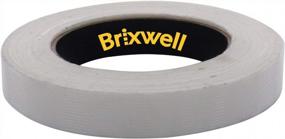 img 2 attached to USA-Made Brixwell 2 Rolls Of 3/4 Inch X 60 Yard Clear Filament Strapping Tape For Secure Packaging
