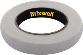 img 1 attached to USA-Made Brixwell 2 Rolls Of 3/4 Inch X 60 Yard Clear Filament Strapping Tape For Secure Packaging