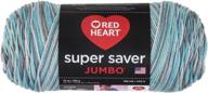 ❤️ red heart super saver jumbo e302c, icelandic - your go-to yarn for large, colorful projects logo