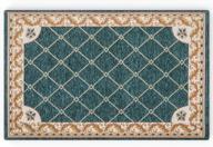 20x31” nobildonna welcome doormat rug with non slip rubber backing for indoor entrance entryway home floor logo