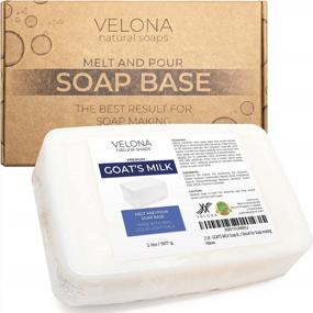 img 4 attached to Velona 2 LB - GOATS MILK Soap Base SLS/SLES Free Melt And Pour Natural Bars For The Best Result For Soap-Making