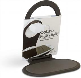 img 2 attached to Bobino Phone Holder - Multiple Colors - Stylish Minimalist Charging Shelf (Charcoal)