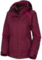 columbia womens bugaboo elderberry bright women's clothing in coats, jackets & vests logo