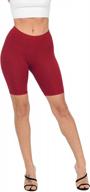 high-waisted biker shorts for women - active yoga leggings - available in regular and plus sizes - fashion boomy logo