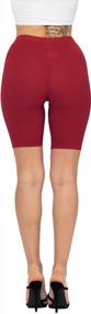 img 2 attached to High-Waisted Biker Shorts For Women - Active Yoga Leggings - Available In Regular And Plus Sizes - Fashion Boomy