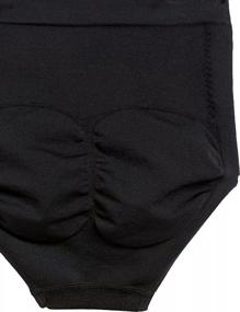 img 1 attached to Arabella Seamless Brief Shapewear With Tummy Control For Women, Black, Size Large - Amazon Brand