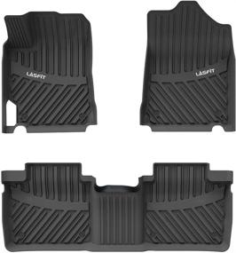 img 4 attached to 🚗 LASFIT All Weather Car Liners for 2015-2017 Toyota Camry - Perfect Fit Floor Mats