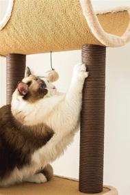 img 1 attached to 🐱 Catry Cat Tree-Complex Tower and Condo with Scratching Post, Playful Toys, and Easy Assembly – Irresistibly Attract Kittens to Stay Around this Sturdy Cat Furniture