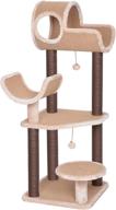 🐱 catry cat tree-complex tower and condo with scratching post, playful toys, and easy assembly – irresistibly attract kittens to stay around this sturdy cat furniture logo