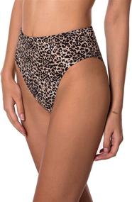 img 3 attached to RELLECIGA Womens Waisted Bikini Bottom Women's Clothing : Swimsuits & Cover Ups