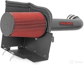 img 4 attached to 🚗 Rough Country Cold Air Intake Kit for Jeep Wrangler JK 2007-2011, 3.8L - Part Number 10554