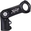 adjustable mtb stem for most bikes - 25.4 90mm/110mm, 90 degree short handlebar stem for mountain bikes, road bikes, bmx, and cycling logo