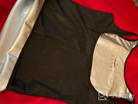 img 5 attached to Women'S Cimkiz Sauna Shirt Weight Loss Sweat Vest Suit With Zipper