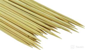 img 2 attached to 🎋 300 Pack of 6-Inch Natural Bamboo Skewers