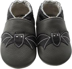 img 3 attached to YIHAKIDS Toddler Leather Moccasins Slippers Boys' Shoes ~ Slippers