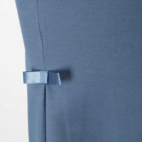 img 1 attached to Belle Poque Женская эластичная юбка-карандаш с высокой талией и бантом для офисной одежды