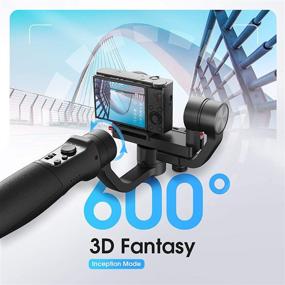 img 2 attached to 📹 iSteady Multi: 3-Axis Gimbal Stabilizer - All-in-One Gimbal Stabilizer for Smartphone, Compact Cameras, Action Camera, Ideal for Vlogging, Live Video, YouTube with 600° Inception Mode