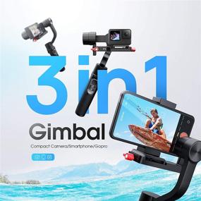 img 3 attached to 📹 iSteady Multi: 3-Axis Gimbal Stabilizer - All-in-One Gimbal Stabilizer for Smartphone, Compact Cameras, Action Camera, Ideal for Vlogging, Live Video, YouTube with 600° Inception Mode