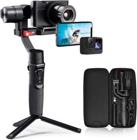 img 4 attached to 📹 iSteady Multi: 3-Axis Gimbal Stabilizer - All-in-One Gimbal Stabilizer for Smartphone, Compact Cameras, Action Camera, Ideal for Vlogging, Live Video, YouTube with 600° Inception Mode