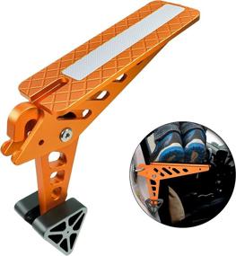 img 4 attached to 🚗 CONDOLD Multifunctional Car Door Step Roof Rack Accessory Pedal with Safety Hammer - Foldable Standing Hook for SUV, Truck, Jeep - Max Load 440 lbs (Orange)