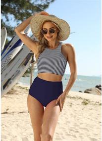 img 3 attached to 👙 Stylish MANSY Women's Waisted Swimsuit: Swimwear for Women's Clothing in Swimsuits & Cover Ups