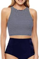 👙 stylish mansy women's waisted swimsuit: swimwear for women's clothing in swimsuits & cover ups logo