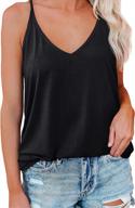 get ready to sizzle with lolong's sexy v neck spaghetti strap tank tops for women logo