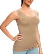 ultimate body shaping: camisoles with built-in bra & tummy control compression for women logo