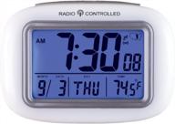white cordless atomic digital alarm clock by collections etc: optimized for search engines logo