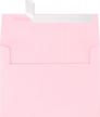 50 pack candy pink a7 invitation envelopes with peel and press seal for printable invitations and cards logo