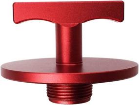 img 3 attached to Aluminum Alloy Oil Filter Plug Tool - WH-1562, Dodge Ram 05083285AA MO285 Turbo Diesel 5.9L 6.7L Cummins - Essential Tool for Easy Oil Changes - Red