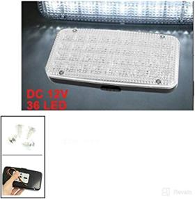 img 1 attached to 🔆 ZYHW 36 LED White Interior Dome Roof Light for Pick Up Trucks & Cars: Brilliant Vehicle Ceiling Lamp
