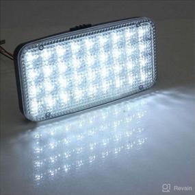 img 2 attached to 🔆 ZYHW 36 LED White Interior Dome Roof Light for Pick Up Trucks & Cars: Brilliant Vehicle Ceiling Lamp