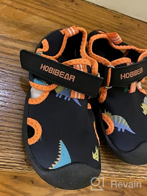 img 1 attached to 👧 HOBIBEAR Girls Lightweight Sandals - Toddler Girls' Shoes and Athletic Footwear review by Robert Layne