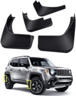 🚙 topgrii mud flap set for jeep renegade 2015-2021 - front and rear 4-pc mud splash guard kit логотип