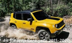 img 2 attached to 🚙 TopGriI Mud Flap Set for Jeep Renegade 2015-2021 - Front and Rear 4-PC Mud Splash Guard Kit