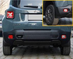 img 1 attached to 🚙 TopGriI Mud Flap Set for Jeep Renegade 2015-2021 - Front and Rear 4-PC Mud Splash Guard Kit