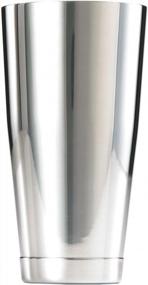 img 4 attached to Barfly Shaker Cocktail Tin, Large 28 Oz (828 Ml), Stainless Steel,M37008