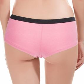 img 2 attached to Pack Of 6 Women'S Cotton Boy Shorts Panty By ANZERMIX: Uniquely Designed For Comfort