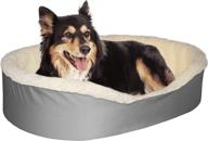 premium orthopedic dog bed king: made in usa for small, medium, large & x-large pets. machine washable cover included. logo