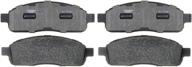 🚗 acdelco silver semi-metallic front disc brake pad set with hardware - 14d1083mh логотип