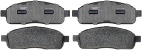 img 1 attached to 🚗 ACDelco Silver Semi-Metallic Front Disc Brake Pad Set with Hardware - 14D1083MH