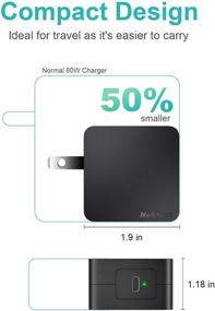 img 2 attached to 🔌 Nekteck GaN Tech 60W USB C Charger - Fast PD 3.0 Charger for MacBook, iPad, iPhone 13 Pro Max, Switch, Galaxy, Pixel, and More