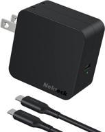 🔌 nekteck gan tech 60w usb c charger - fast pd 3.0 charger for macbook, ipad, iphone 13 pro max, switch, galaxy, pixel, and more логотип