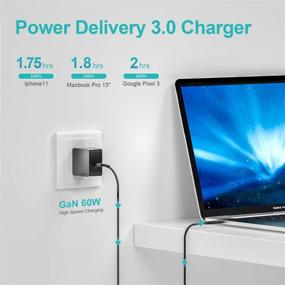 img 1 attached to 🔌 Nekteck GaN Tech 60W USB C Charger - Fast PD 3.0 Charger for MacBook, iPad, iPhone 13 Pro Max, Switch, Galaxy, Pixel, and More