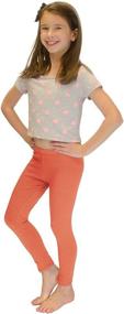 img 3 attached to Cotton Girls' Clothing Leggings 👚 by Vivians Fashions - Long Length