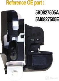 img 3 attached to 🔒 Exerock Rear Trunk Boot Lid Lock Latch for 2009-2013 VW Golf GTI R MK6 (5K0827505A/5M0827505E)